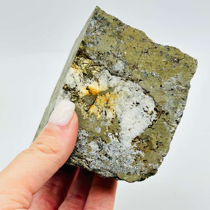 Pyrite Crystal Block