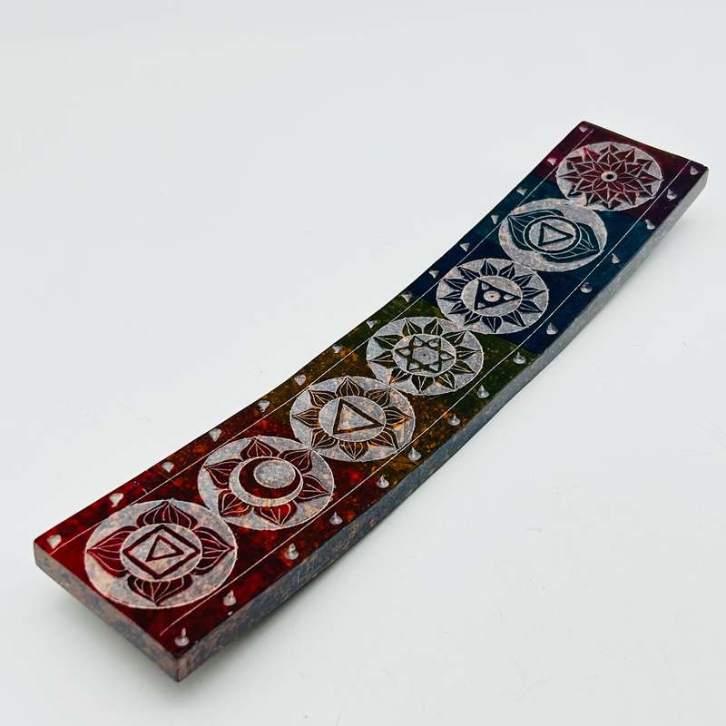 Soap Stone Chakra Incense Holder