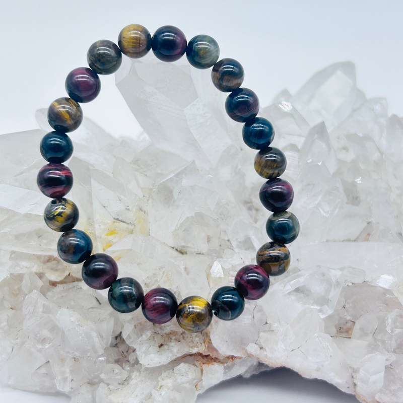 Mixed Tigers Eye Crystal Bracelet