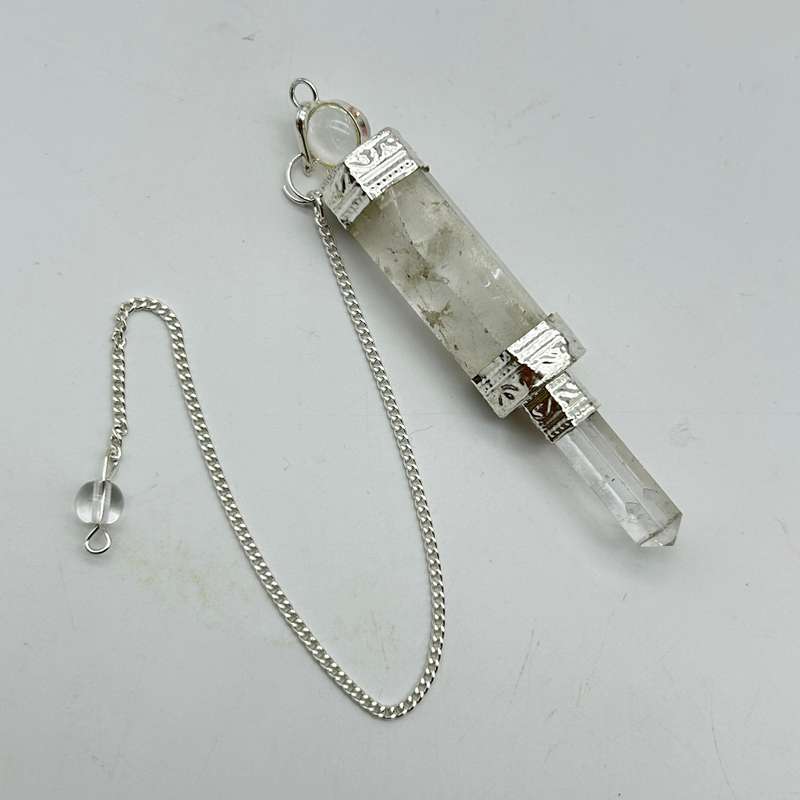 Clear Quartz Crystal Pendulum
