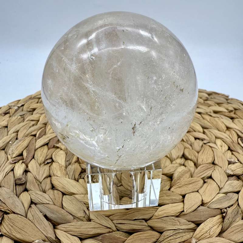 Clear Quartz Crystal Sphere