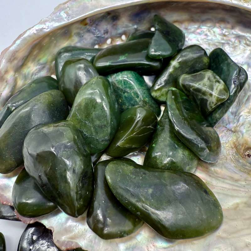 Nephrite Jade Tumbled Crystal