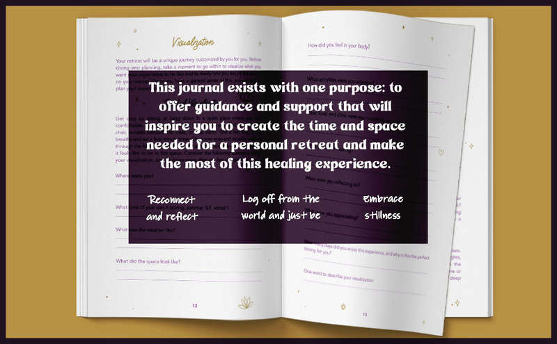 Sacred Rest & Reset Retreat Journal: Guidance & Inspiration for Your Personal Retreat