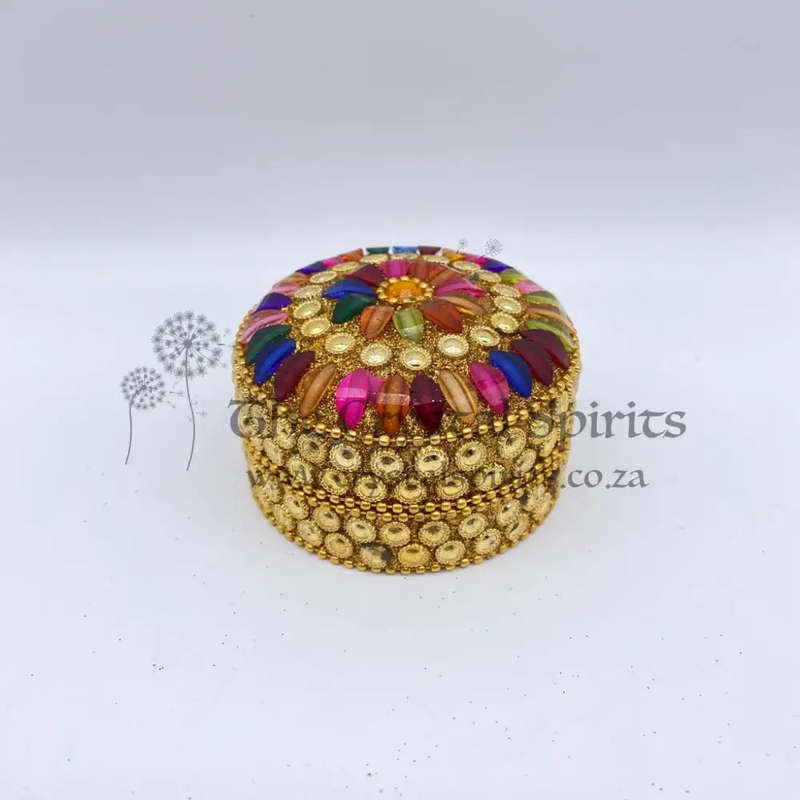 3 in 1 Gold Rainbow Trinket Box