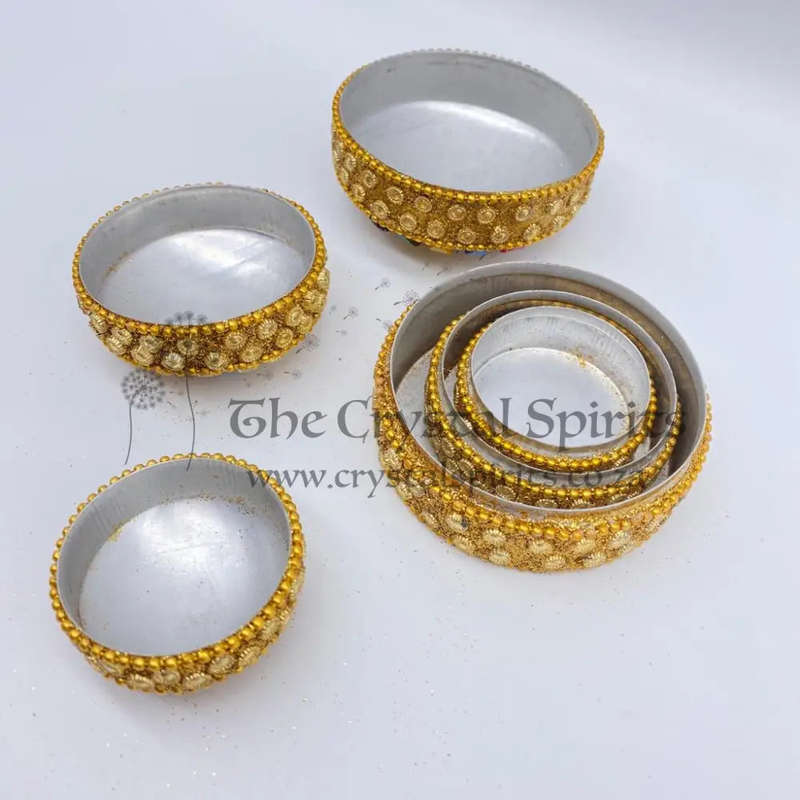 3 in 1 Gold Trinket Box