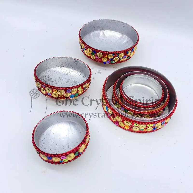 3 in 1 Red Trinket Box