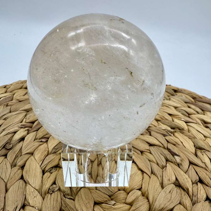 Clear Quartz Crystal Sphere