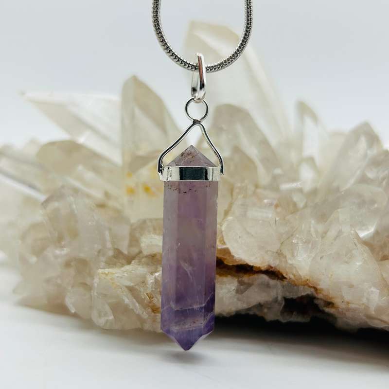 Amethyst Crystal Pendant