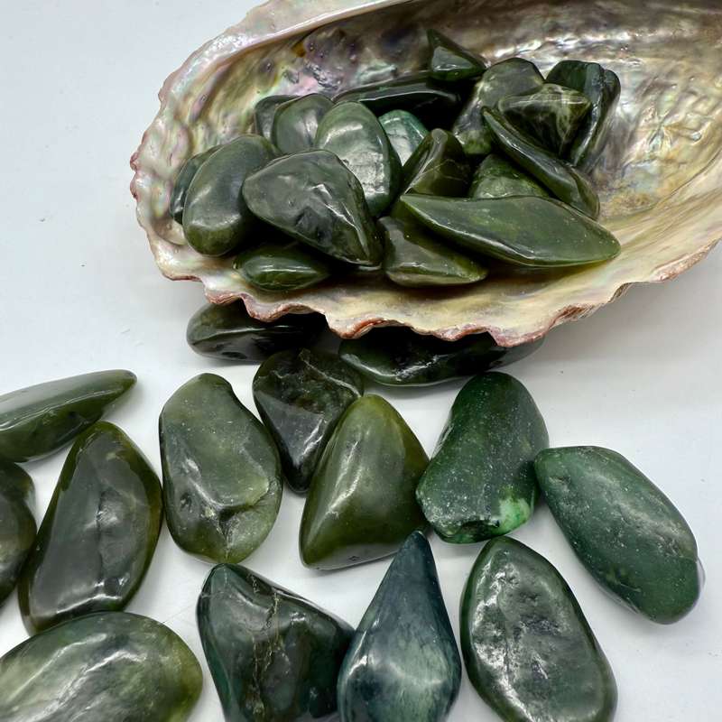 Nephrite Jade Tumbled Crystal