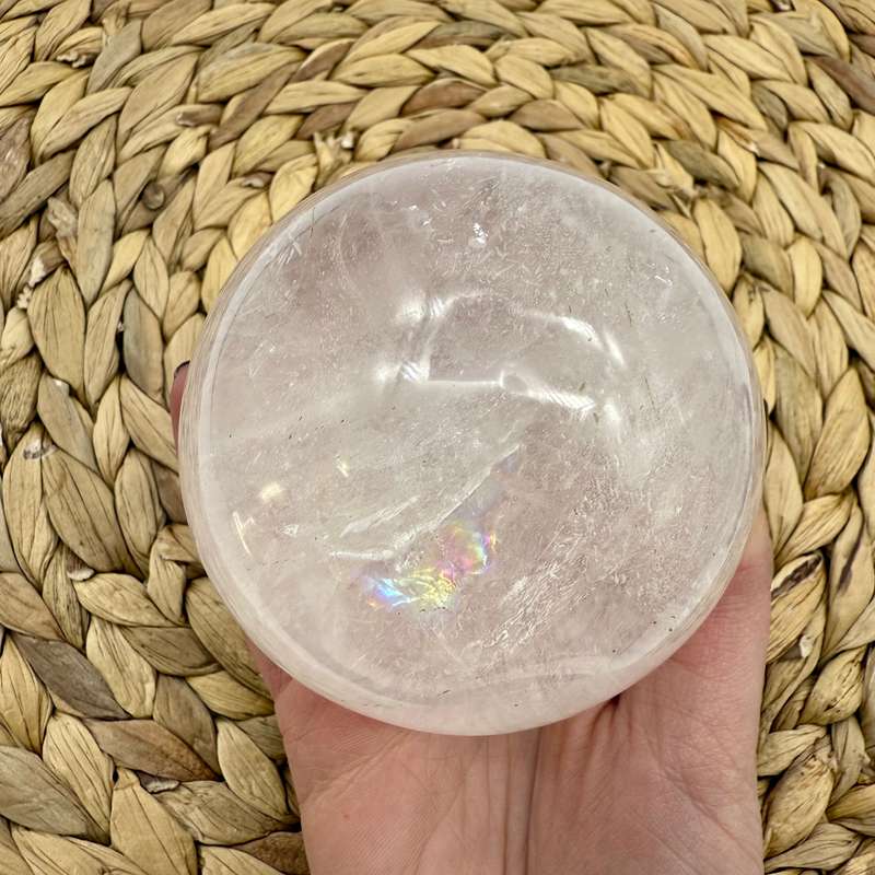 Clear Quartz Crystal Sphere
