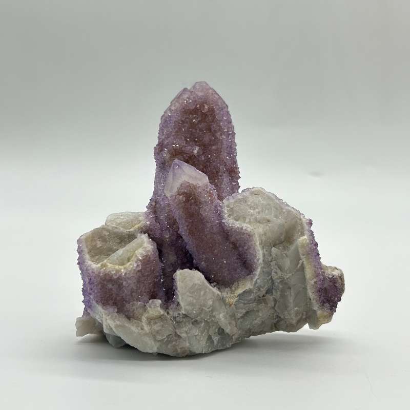Lavender Druzy Spirit Quartz