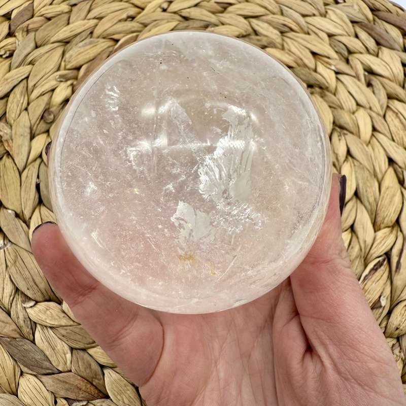 Clear Quartz Crystal Sphere