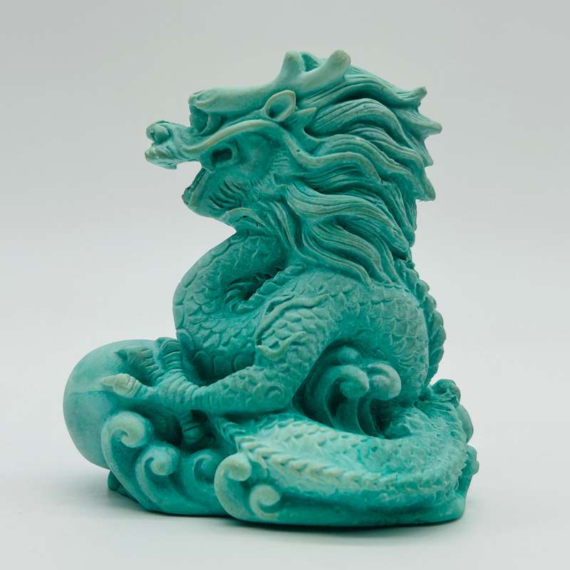 Water Dragon with Wealth Pearl