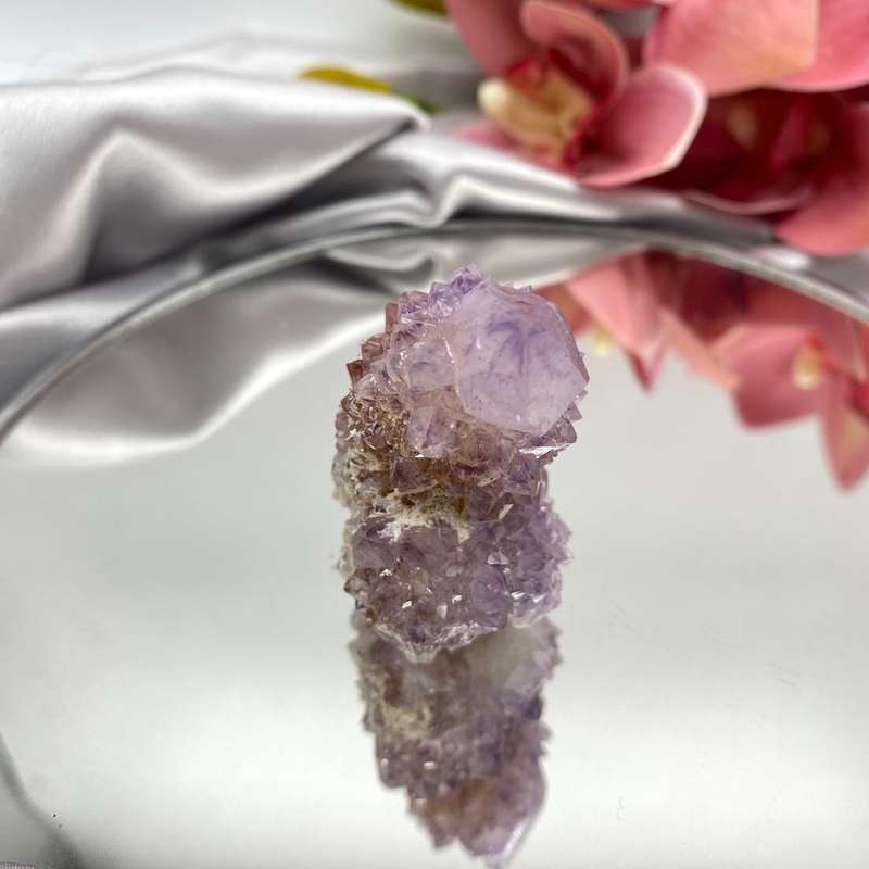 Cactus Quartz with Red Hematite Inclusion