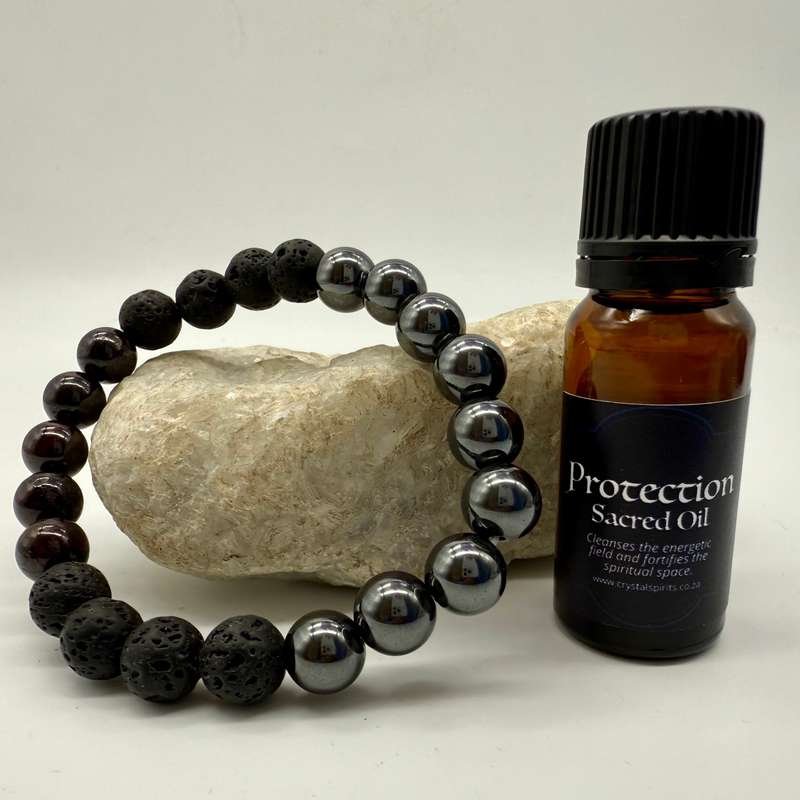 Mens Mercury Retrograde Crystal Bracelet