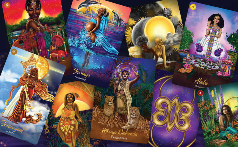 African Goddess Rising Oracle by Abiola Abrams