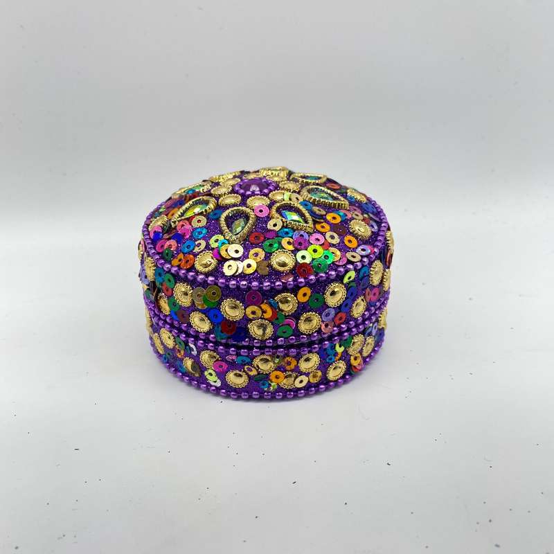 3 in 1 Purple Trinket Box