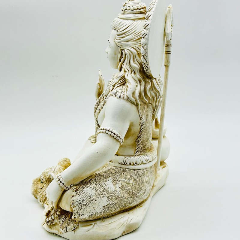 White Shiva Statue