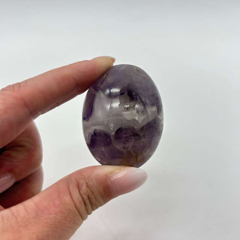 Amethyst Crystal Palm Piece