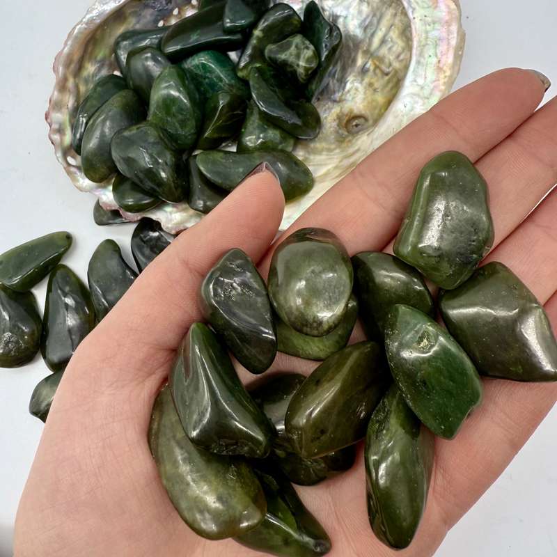 Nephrite Jade Tumbled Crystal