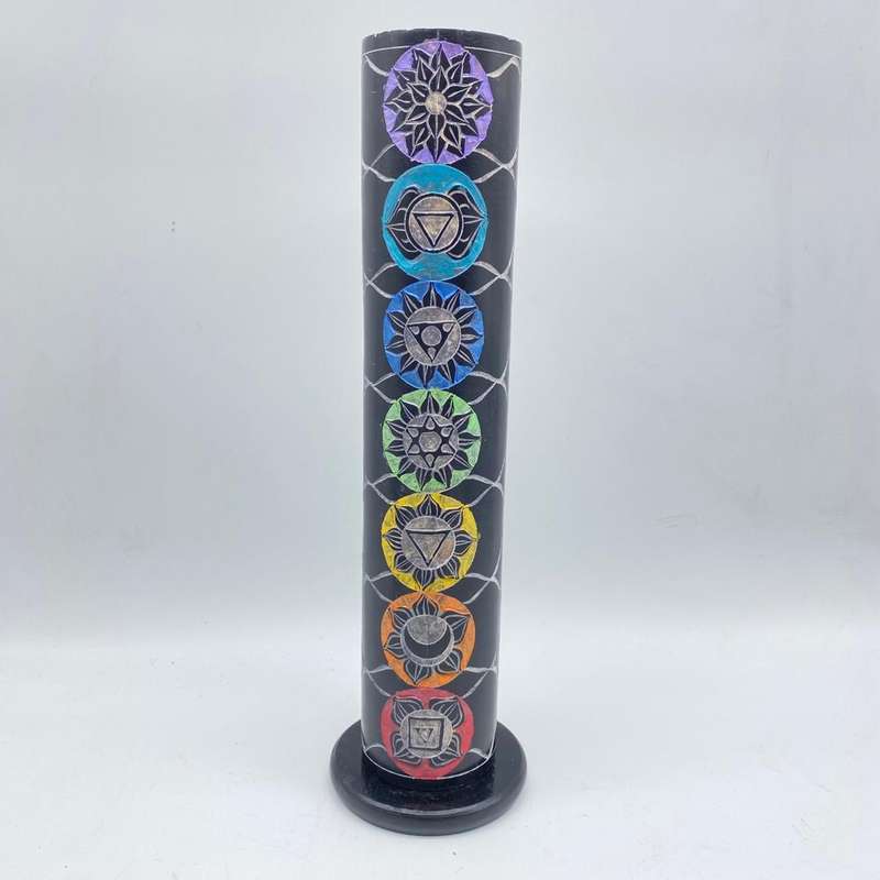 Stone 7 Chakra Incense Stick Holder