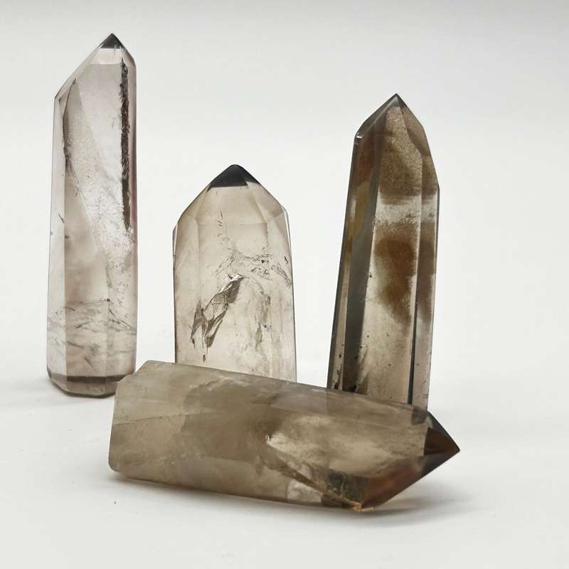 Smoky Quartz Tabby Points