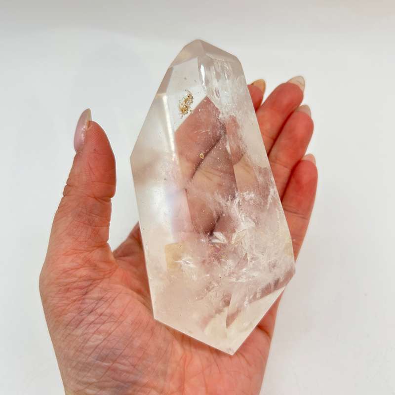Double Terminated Clear Quartz Crystal