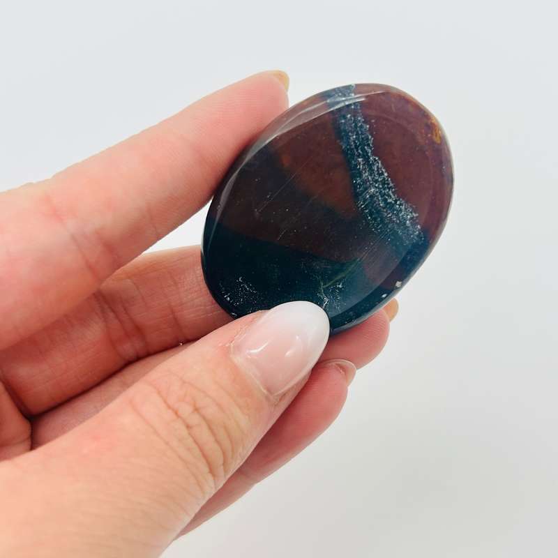 Bloodstone Worry Stone