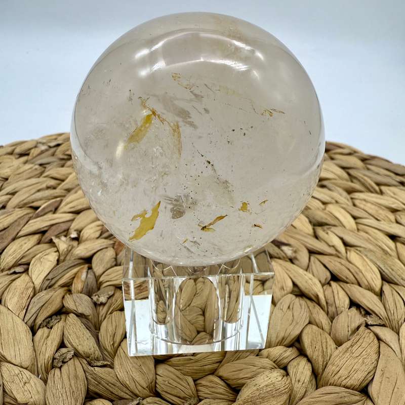 Clear Quartz Crystal Sphere