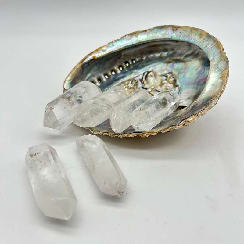 Double Terminated Clear Quartz Generators