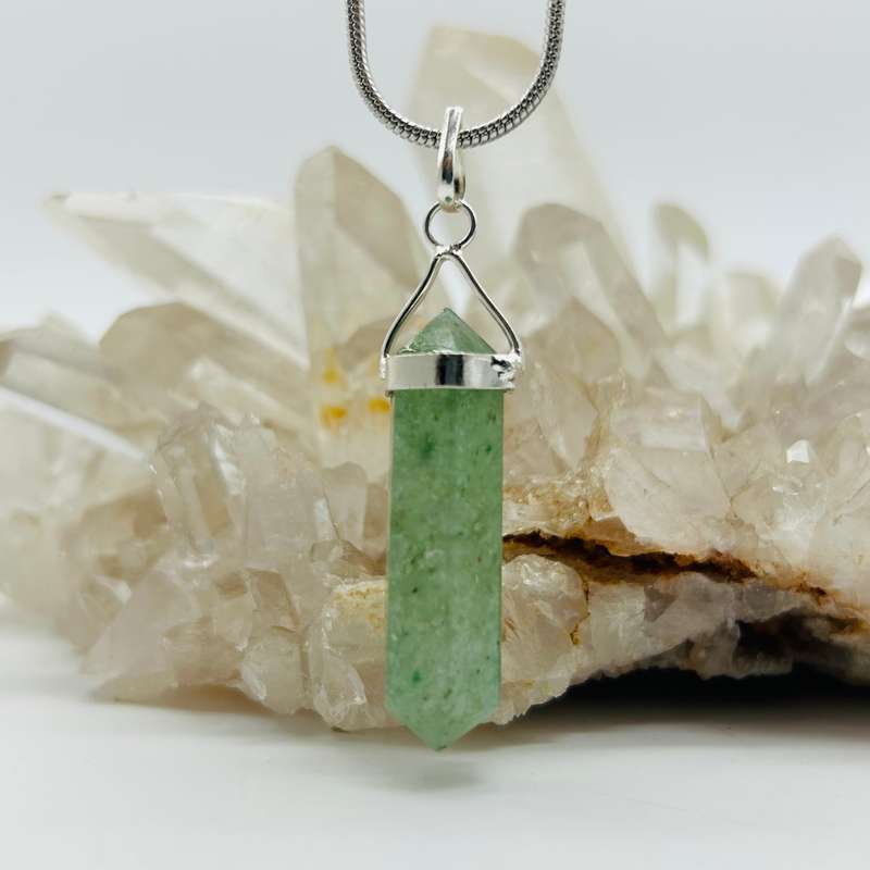 Green Aventurine Crystal Pendant