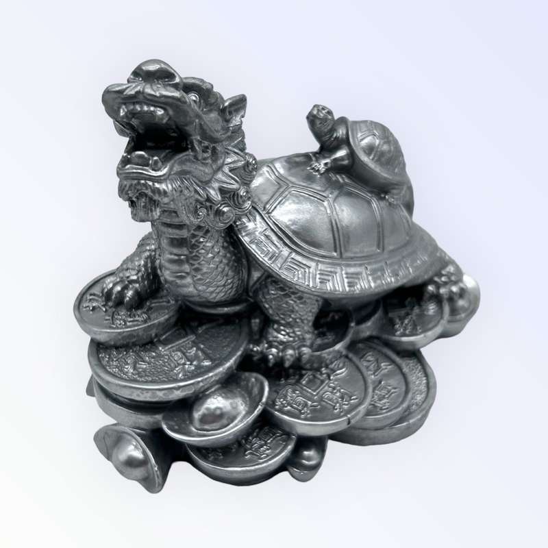 Silver Dragon Tortoise Of Protection