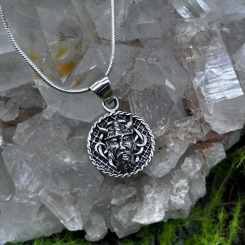 Mens Viking Sterling Silver Pendant