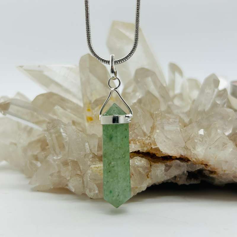 Green Aventurine Crystal Pendant