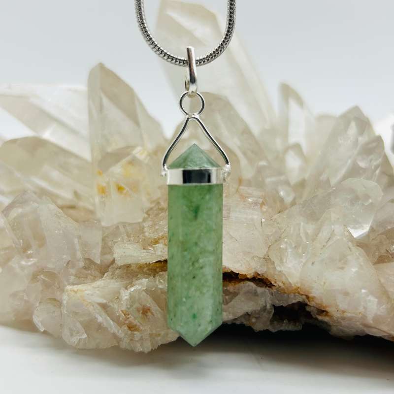Green Aventurine Crystal Pendant
