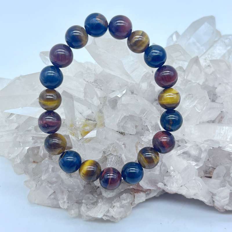 Mixed Tigers Eye Crystal Bracelet