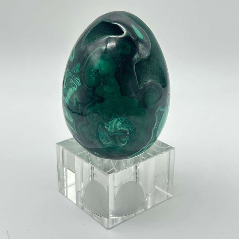 Malachite Crystal Egg