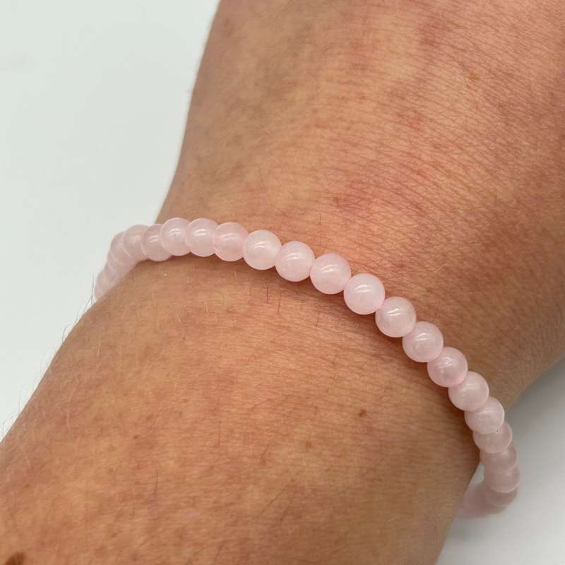 Rose Quartz Crystal Bracelet