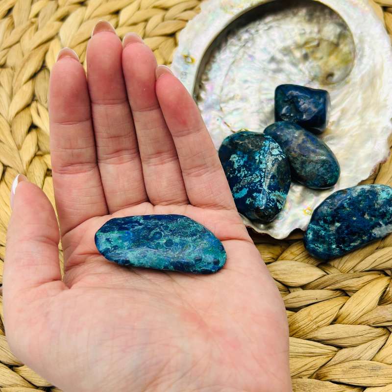 Azurite Tumbled - Large