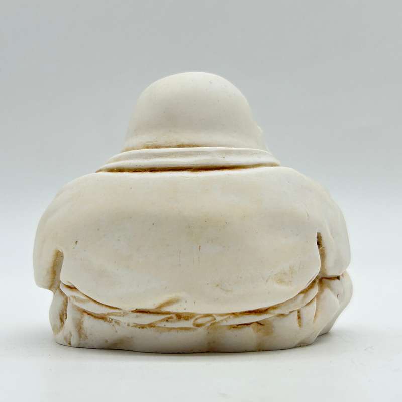 White Laughing Buddha