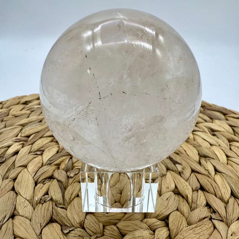 Clear Quartz Crystal Sphere