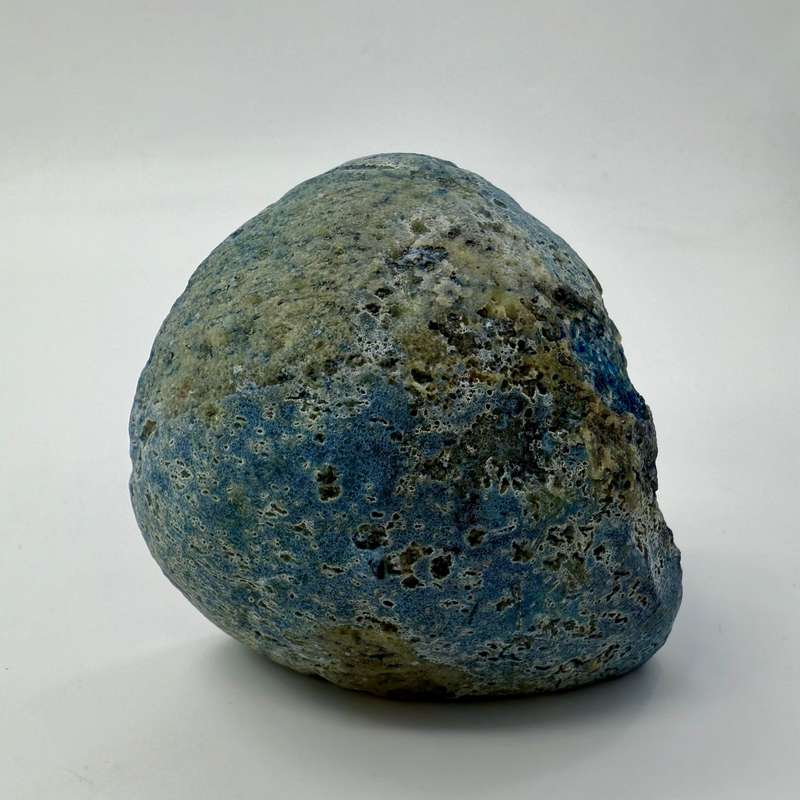 Blue Agate Crystal Geode