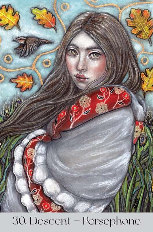 Maidens of the Wheel Oracle Cards: Inner Journeys through the Cycles of the Year by Tammy Wampler