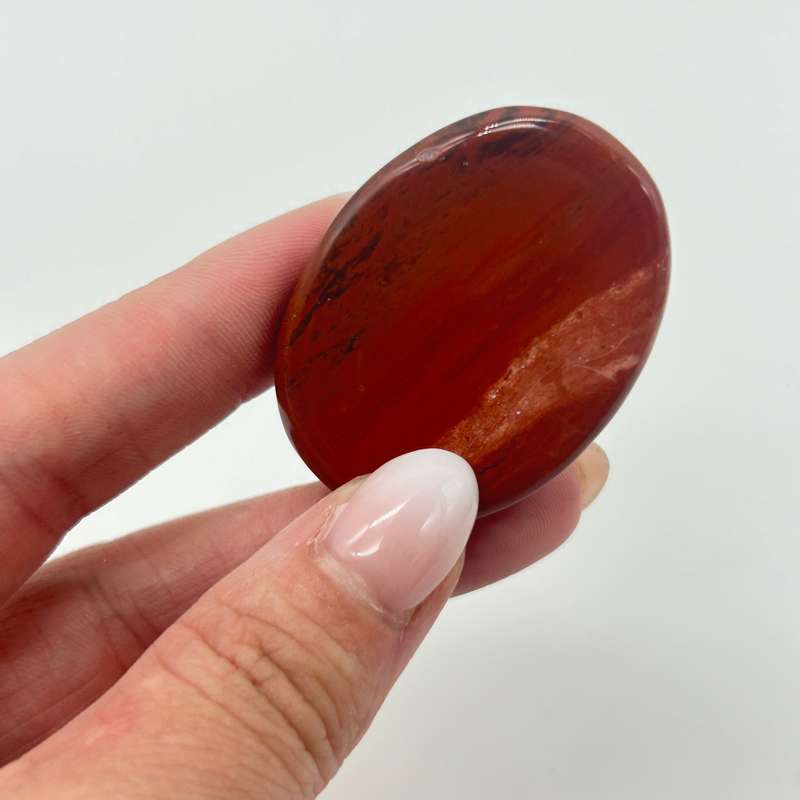 Red Onyx Worry Stone