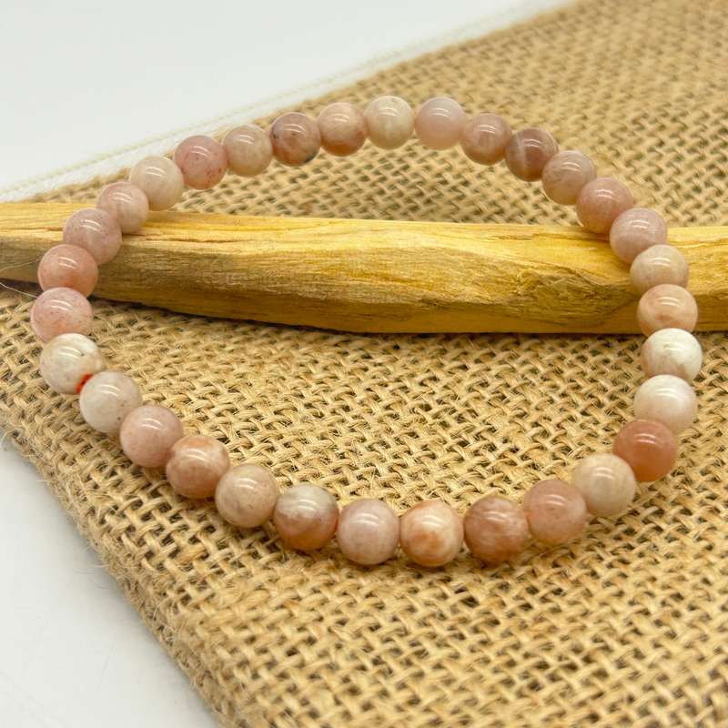 Sunstone Gemstone Bracelet -6mm