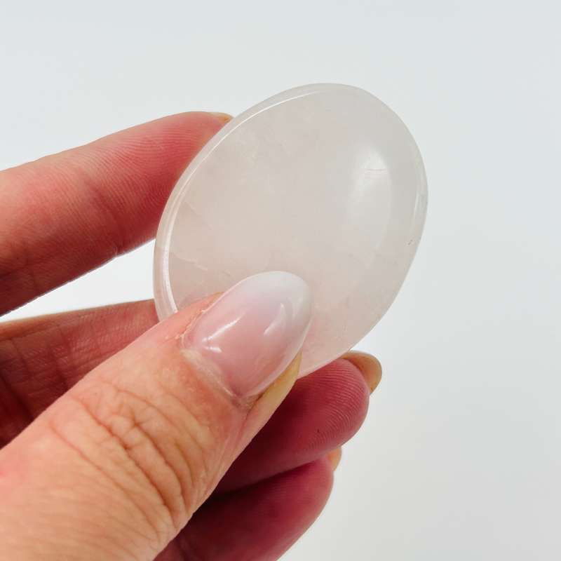 Rose Quartz Crystal Worry Stone
