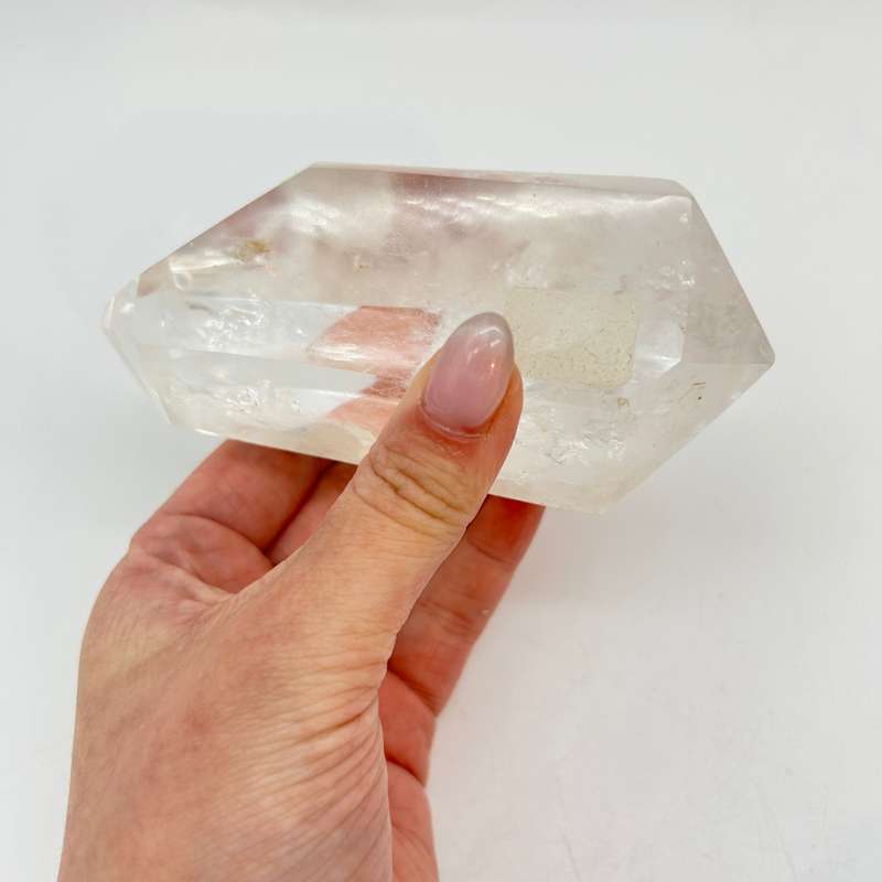 Double Terminated Clear Quartz Crystal