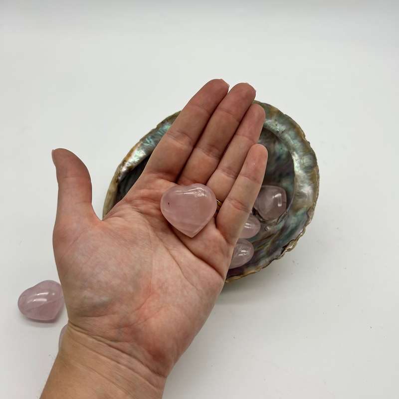 Rose Quartz Heart