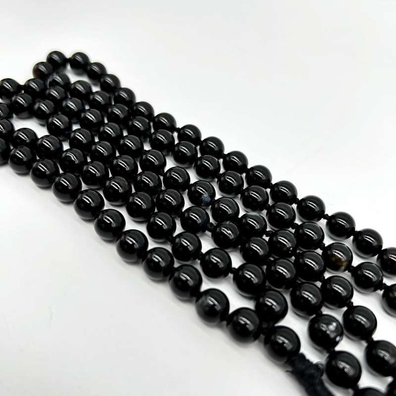 Black Agate Mala Kit