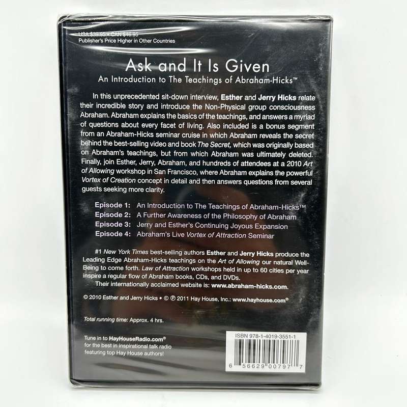 Ask and It is Given DVD by Esther and Jerry Hicks